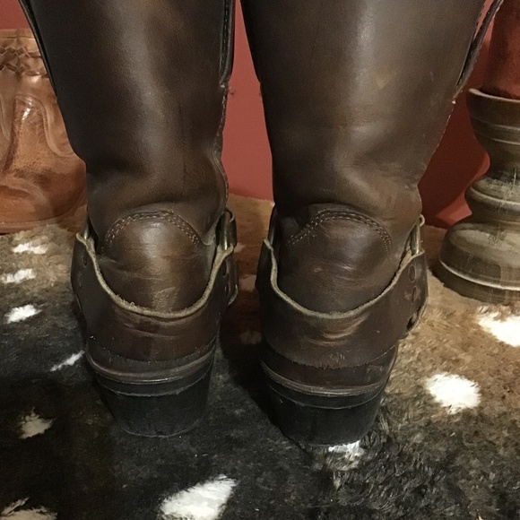 Frye square Toe Harness Boots - Picture 13 of 16